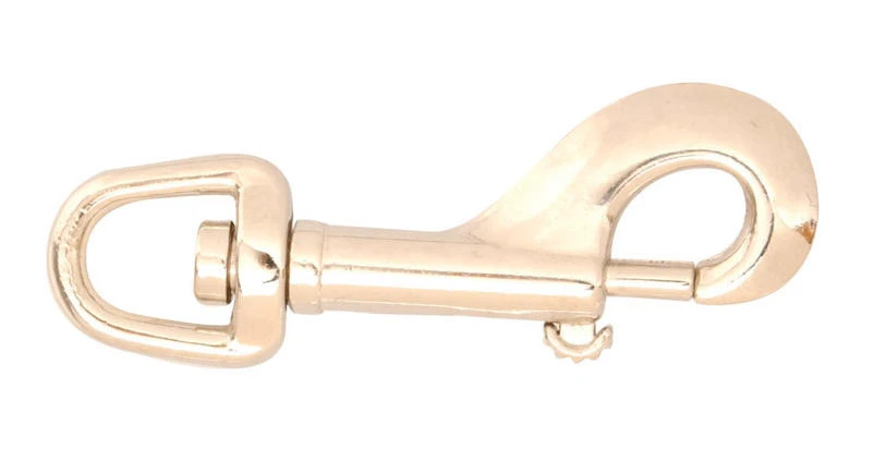 Campbell 1/2 in. D X 3-1/2 in. L Nickel-Plated Zinc Bolt Snap 90 lb