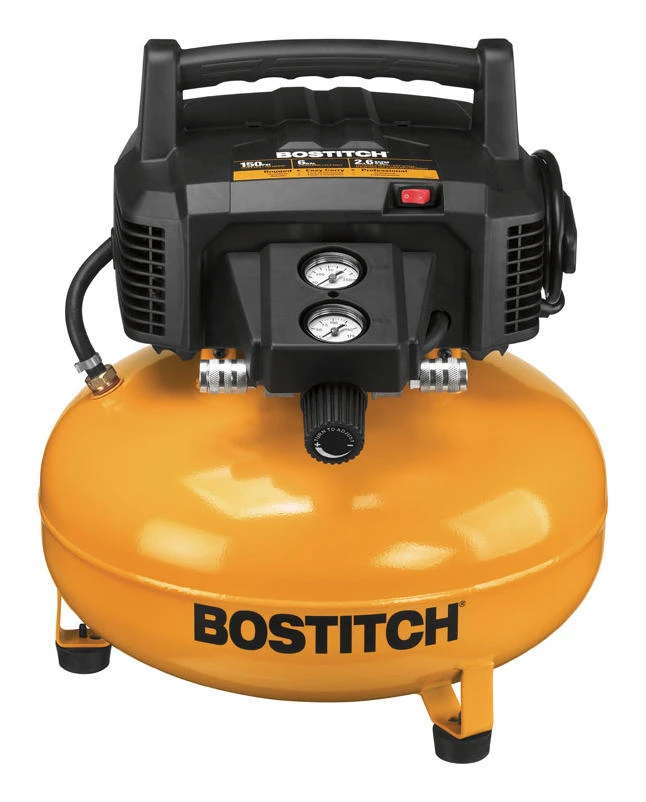 Bostitch BXCM02012 6‑Gal Portable Air Compressor – 150 psi, 2.6 scfm