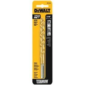 Irwin 7/16 In. x 5-1/2 In. Titanium Drill Bit