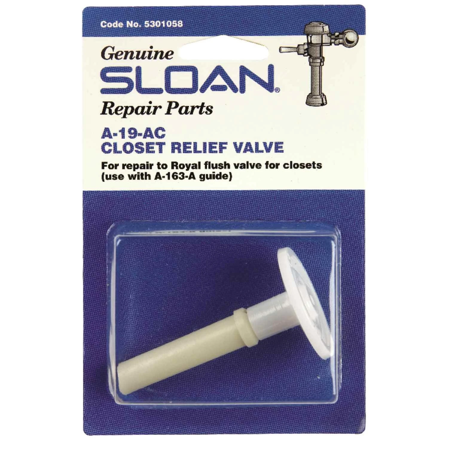 Sloan Closet Relief Valve White White