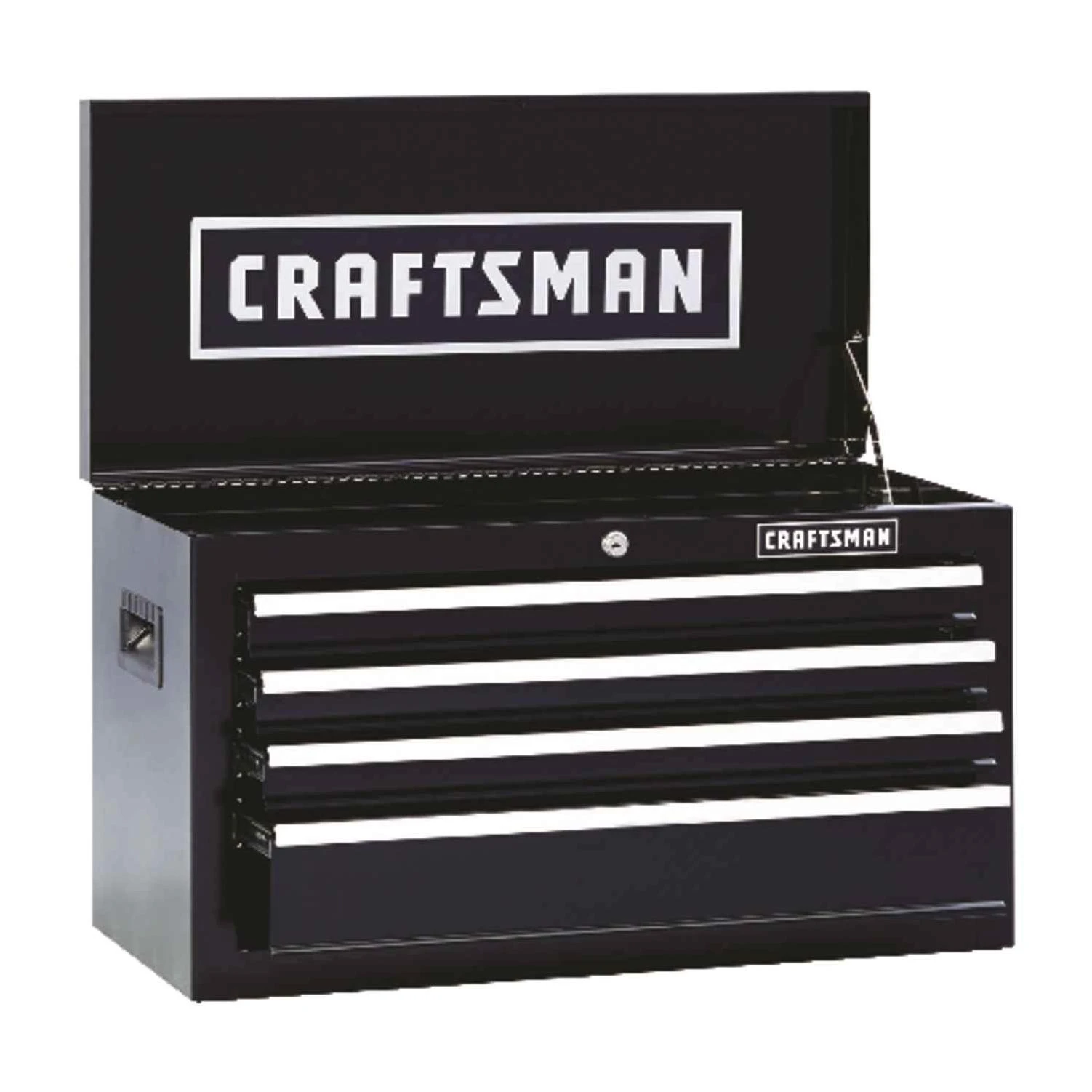 Craftsman 26 in. 4 drawer Steel Top Tool Chest 15-1/4 in. H x 12 in. D Black
