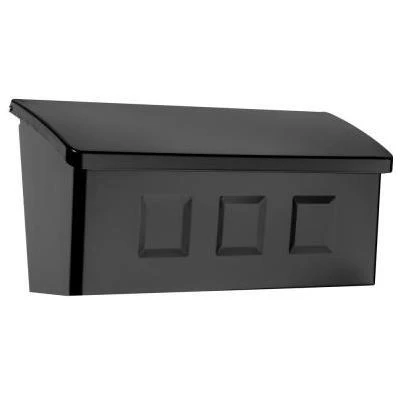 Wayland Black Wall Mount Mailbox