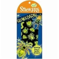 Glow In The Dark Bug And Spider Sticker Pack - Fun And Educational Decor