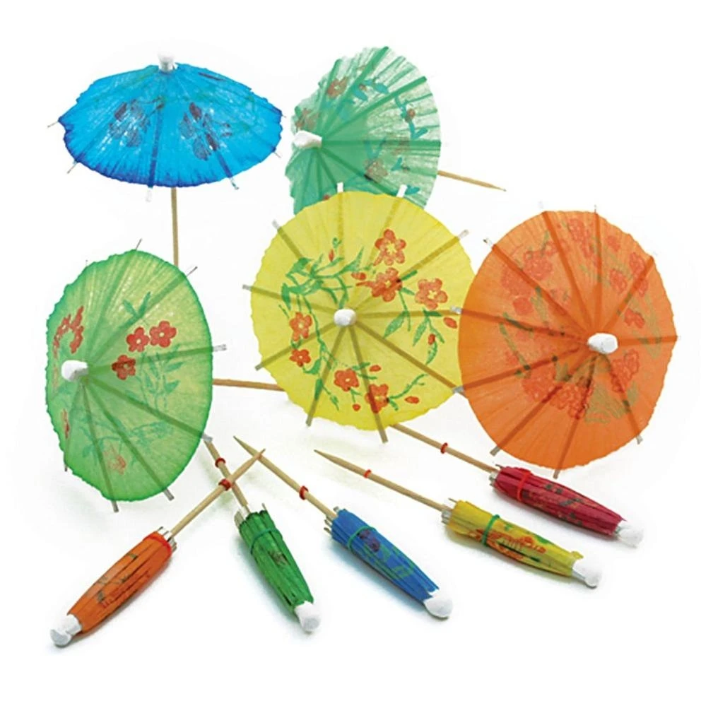 Luau Parasol Umbrella Party Picks 144ct.