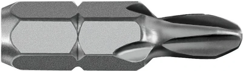 Irwin 91841 Screwdriver Bit, #2 Drive, Phillips Drive, 1/4 in Shank, Hex Shank, 1 in L, Steel, 250/PK