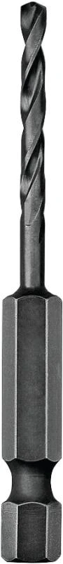 DEWALT DD5109 Impact Drill Bit, 9/64 in Dia, 2-3/4 in OAL, Spiral Flute, 1/4 in Dia Shank, Hex Shank