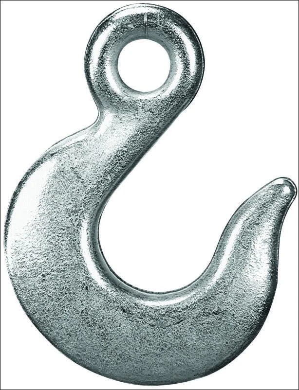 Campbell T9101824 Eye Slip Hook, 1/2 in, 9200 lb Working Load, 43 Grade, Steel, Zinc