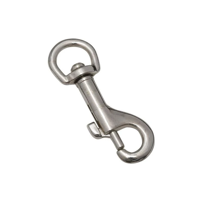 National Hardware 3000BC Series N222-570 Bolt Snap, 15 lb Working Load, Zinc, Nickel Chrome