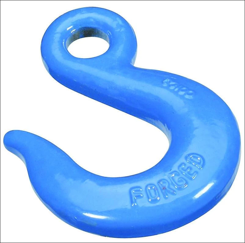 National Hardware 3243BC Series N177-352 Eye Slip Hook, 3/8 in, 5400 lb Working Load, Steel, Blue