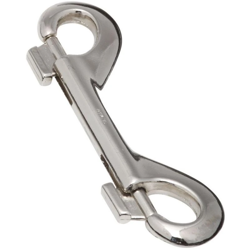 National Hardware 3033BC Series N222-695 Bolt Snap, 130 lb Working Load, Zinc, Nickel Chrome