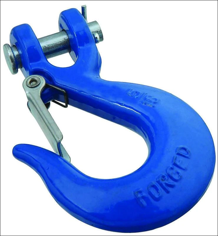 National Hardware 3243BC Series N265-488 Clevis Slip Hook, 5/16 in, 3900 lb Working Load, Steel, Blue