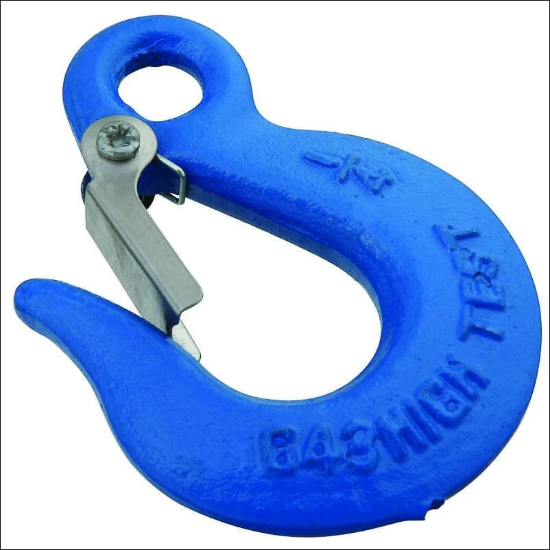 National Hardware 3247BC Series N265-504 Eye Slip Hook, 1/4 in, 2600 lb Working Load, Steel, Blue