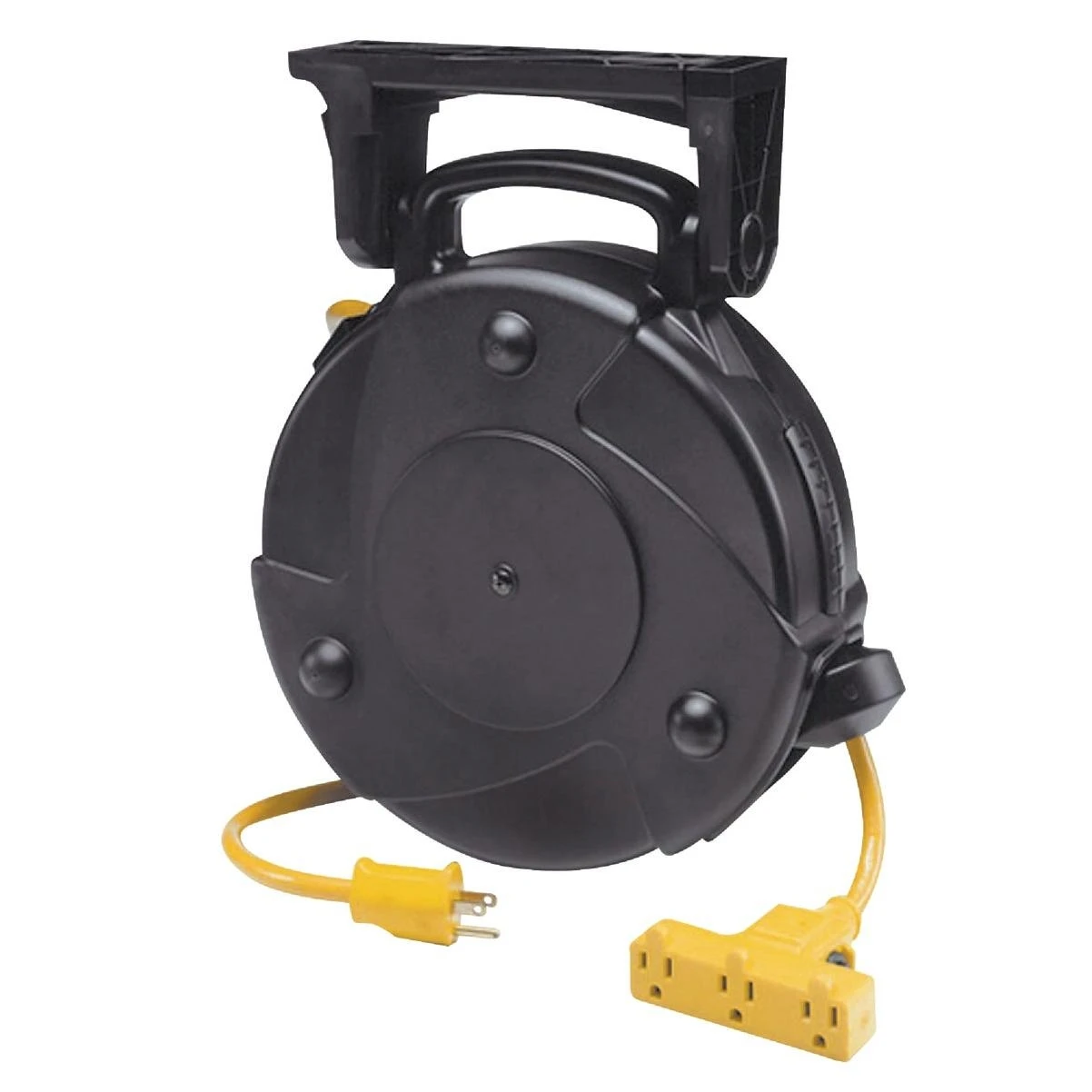 8050mp 50-foot Triple Tap Retractable Extension Cord Reel
