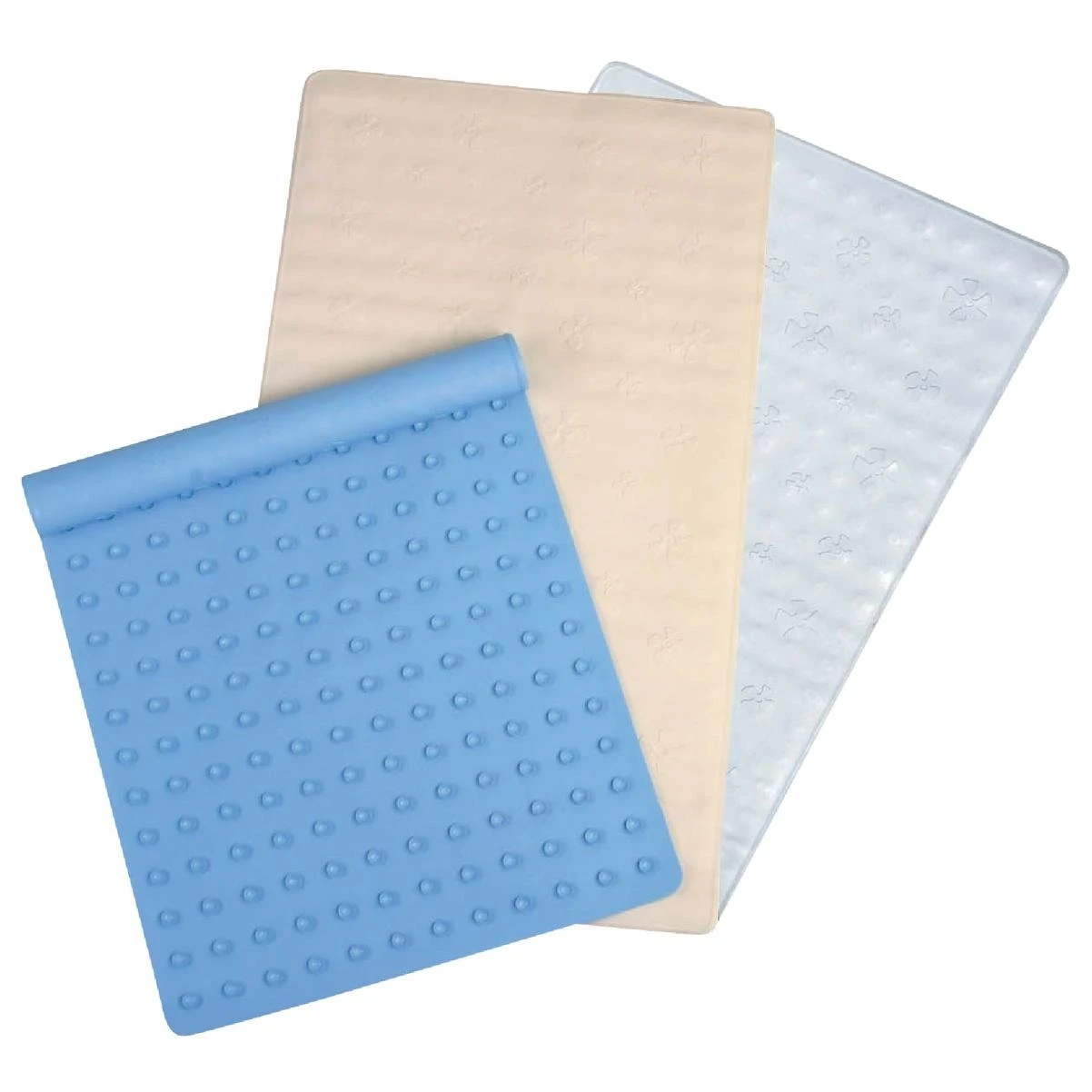 Homz 15-1/2 In. x 27-1/2 In. Ecru Bath Mat