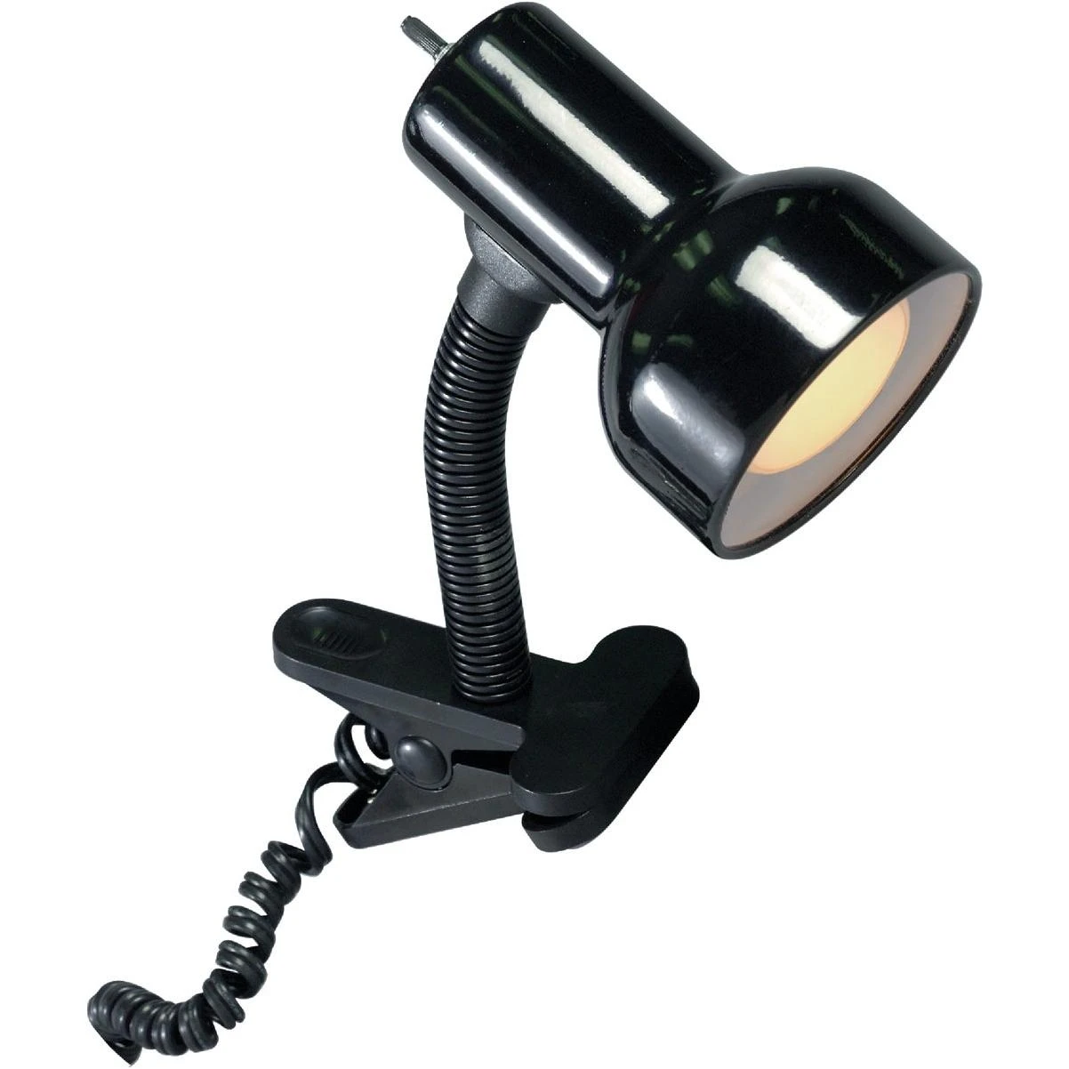 Satco 60W Black Clip-On Lamp