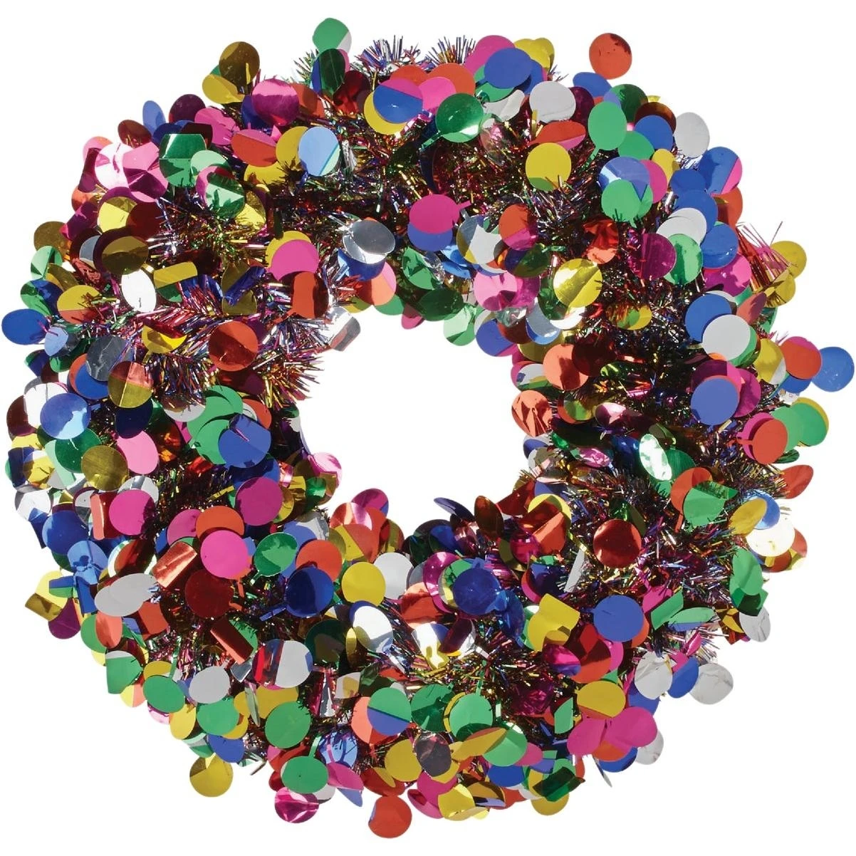40 Inch Jolly Log Roll Assorted Colors For Holiday Decor