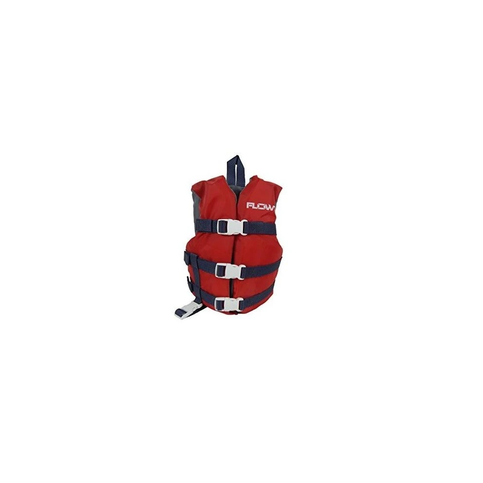 Flowt 40202-2-cld Child Multi Purpose Life Vest, Red, Fits 30-50 Lbs