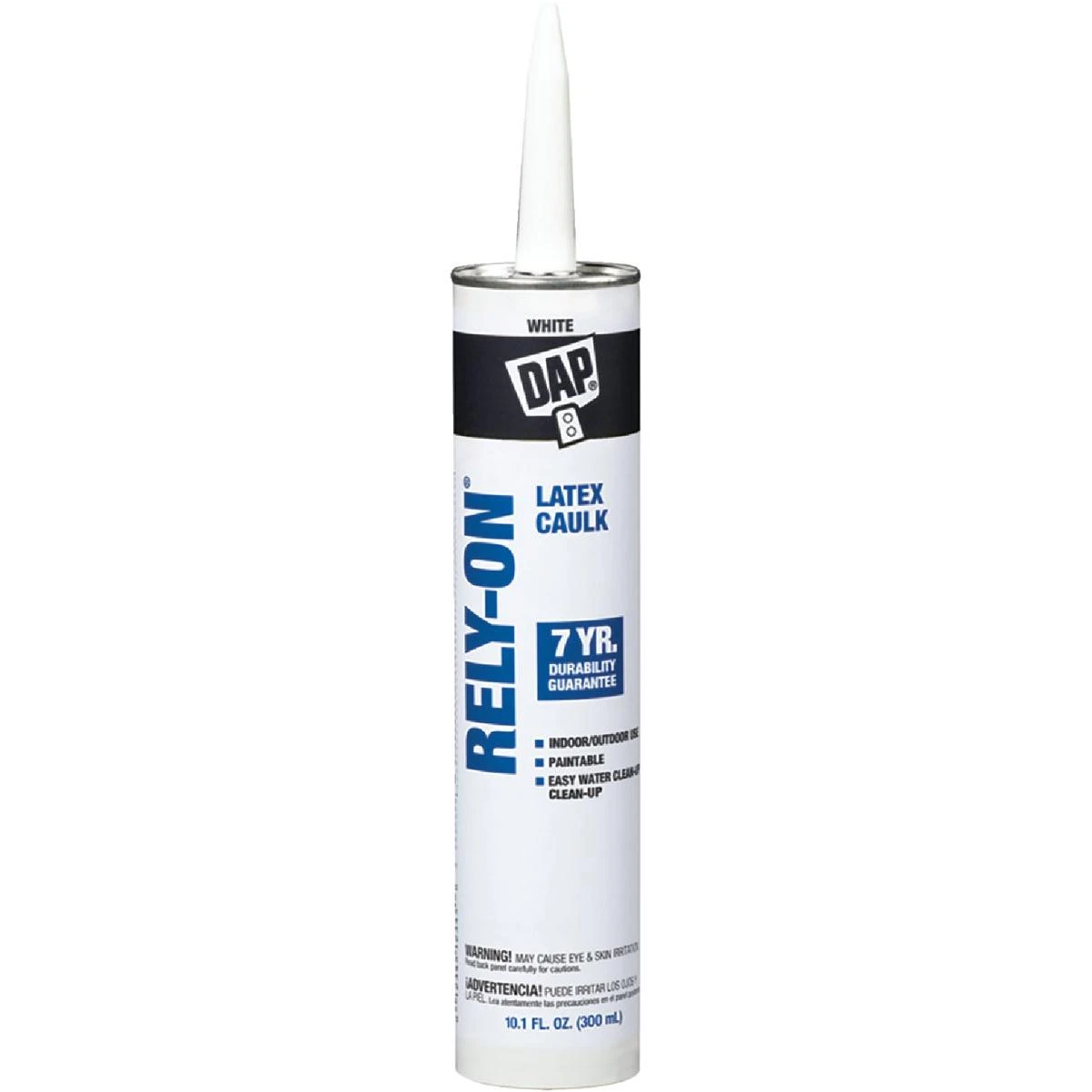 Dap Rely-On 10.1 Oz. White Vinyl Latex Caulk