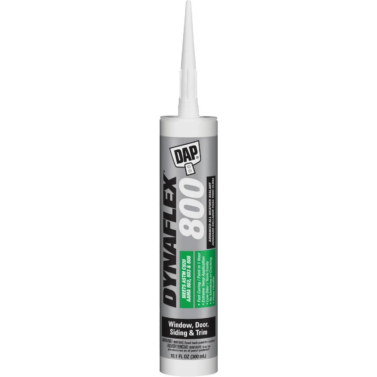 DAP Clay Siding & Window Sealant – 10.1 oz Cartridge, 24‑Hour Cure, -35°F to 140°F