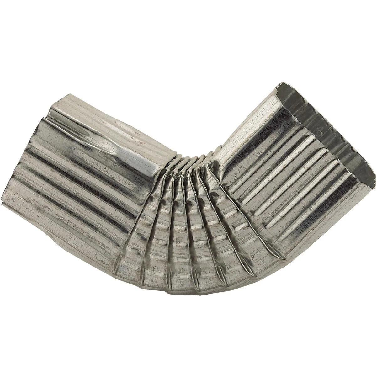 NorWesco 3-1/4 In. Galvanized Galvanized Side Downspout Elbow