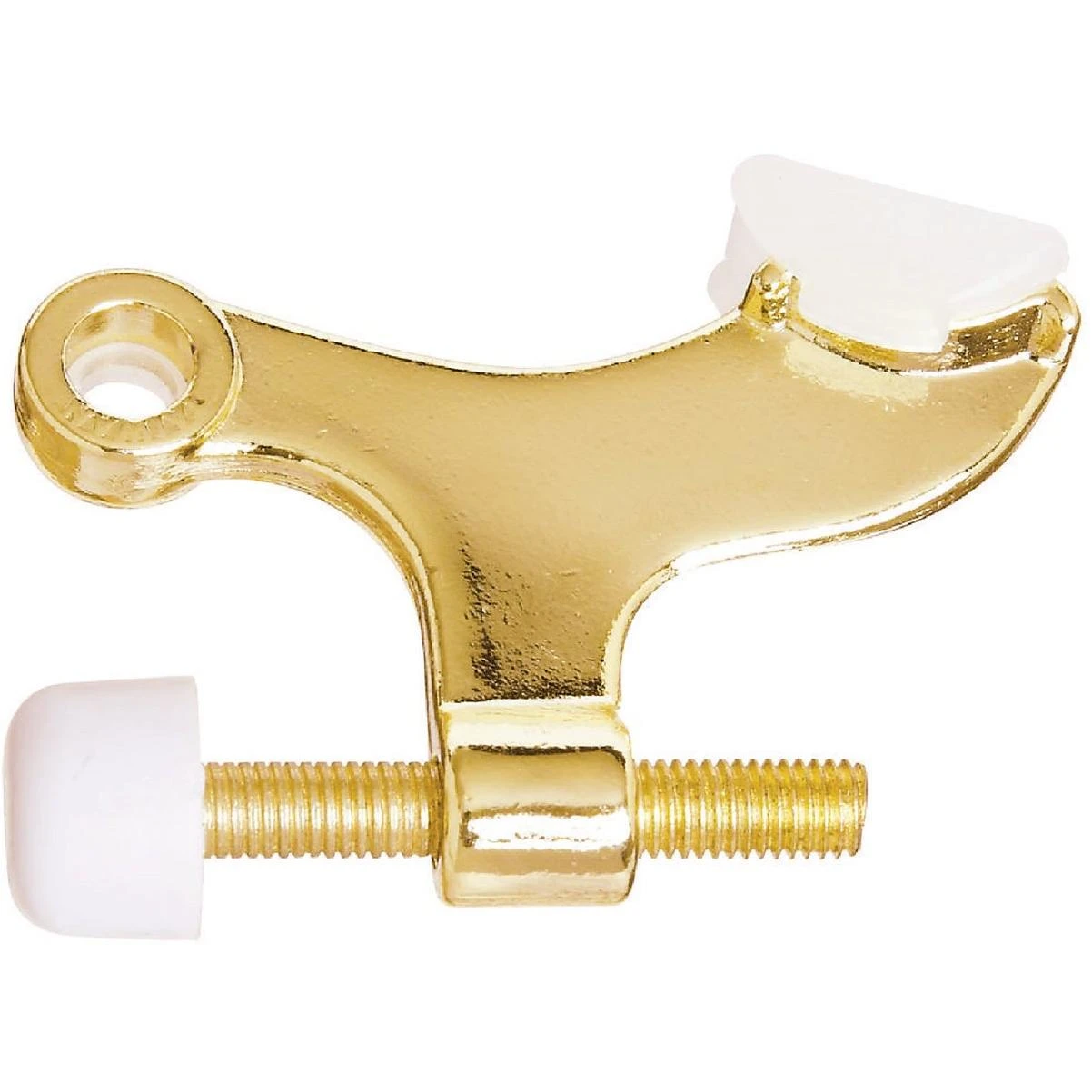 Hardware Essentials Hinge Pin Door Stops - Antique Brass Solid Door Stoppers