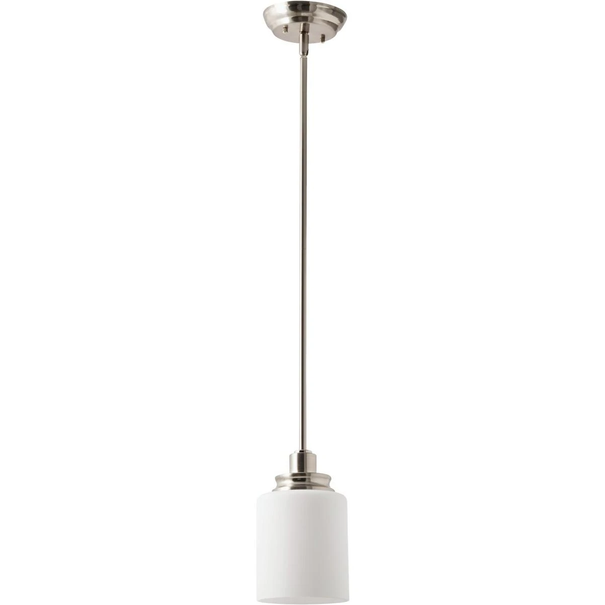 1 Light Brushed Nickel Pendant Fixture Ipl625a01bn - Modern Design