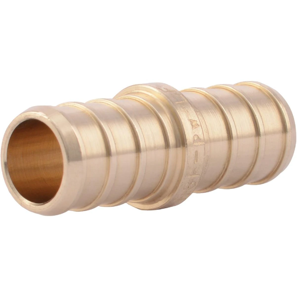 SharkBite Lead-Free Insert 1/2 In. Barb x 1/2 In. Barb Brass PEX Coupling (100-Pack)