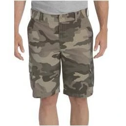 Men's Dickies 11-inch Relaxed-Fit Lightweight Ripstop Cargo Shorts, Size: 34, Black