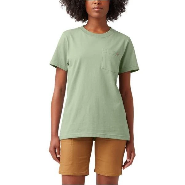 Women's Dickies Heavyweight Tee, Size: Large, Green