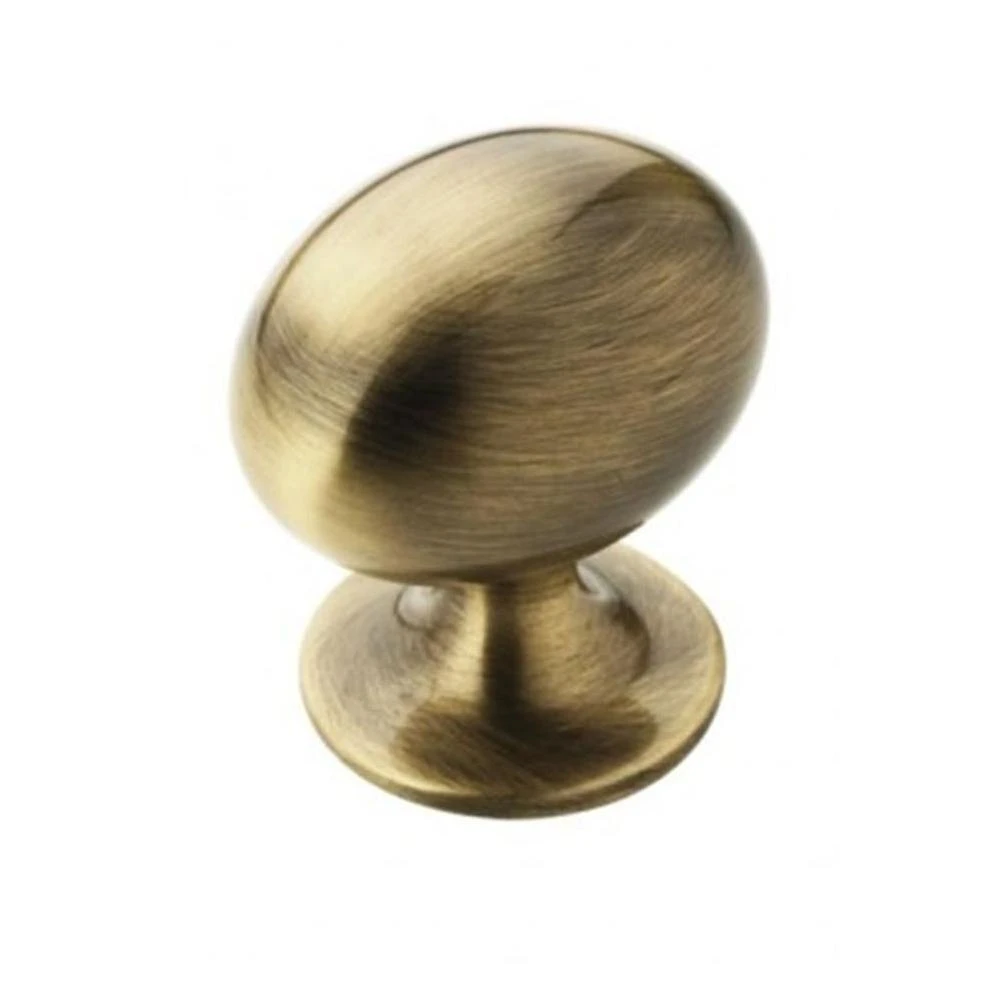 Allison 1-3/8 in. Elegant Brass Oval Knob