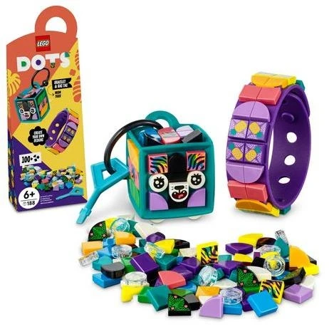 Neon Tiger Bracelet & Bag Tag