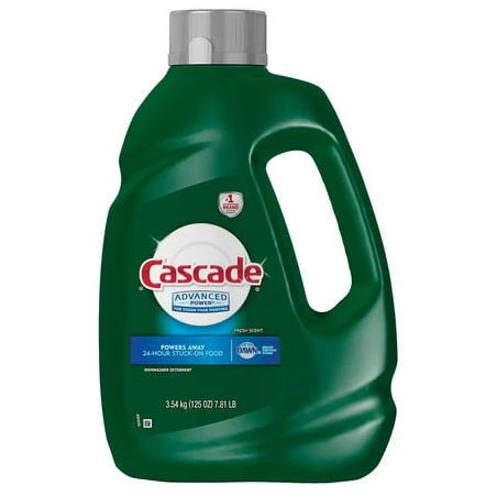 Cascade Advanced Power Liquid Dishwasher Detergent  Fresh Scent  125 fl oz