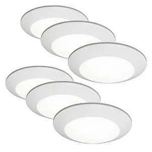 ETI Altair 15W LED Downlight – 6‑in. Dimmable, IC‑Rated, Powder‑Coated Trim