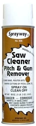 Sprayway 836 18 oz. Colorless Saw Cleaner