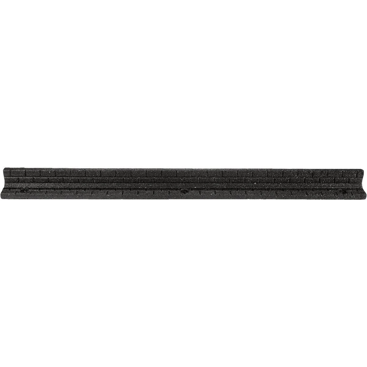 Rubberific 48‑Inch Black Brick‑Face Landscape Edging – Durable Rubber Border
