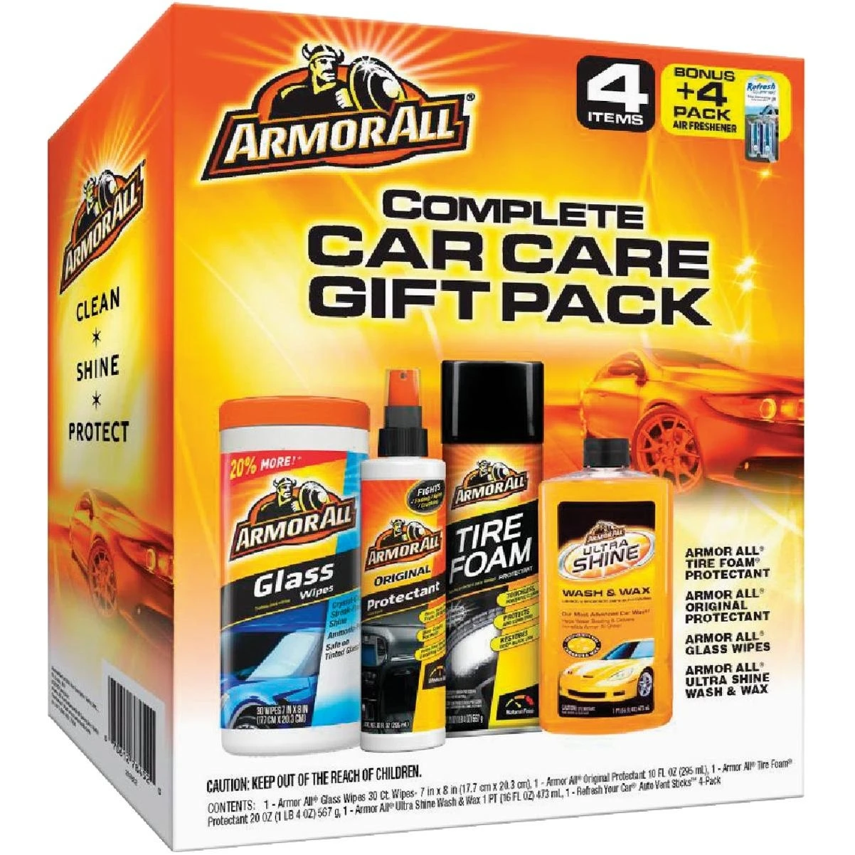  Armor All Interior/Exterior Gift Pack Detailer (includes 4 Items)