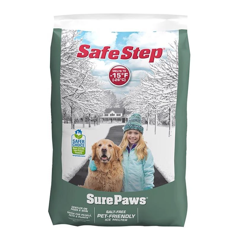 Odorless White Crystal Ice Melt – Safe Step Sure Paws 20‑lb Pet‑Safe Deicer