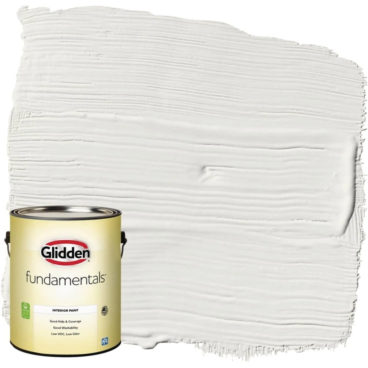 Eggshell Interior Paint, White, 1 Gallon - Low Voc, Washable
