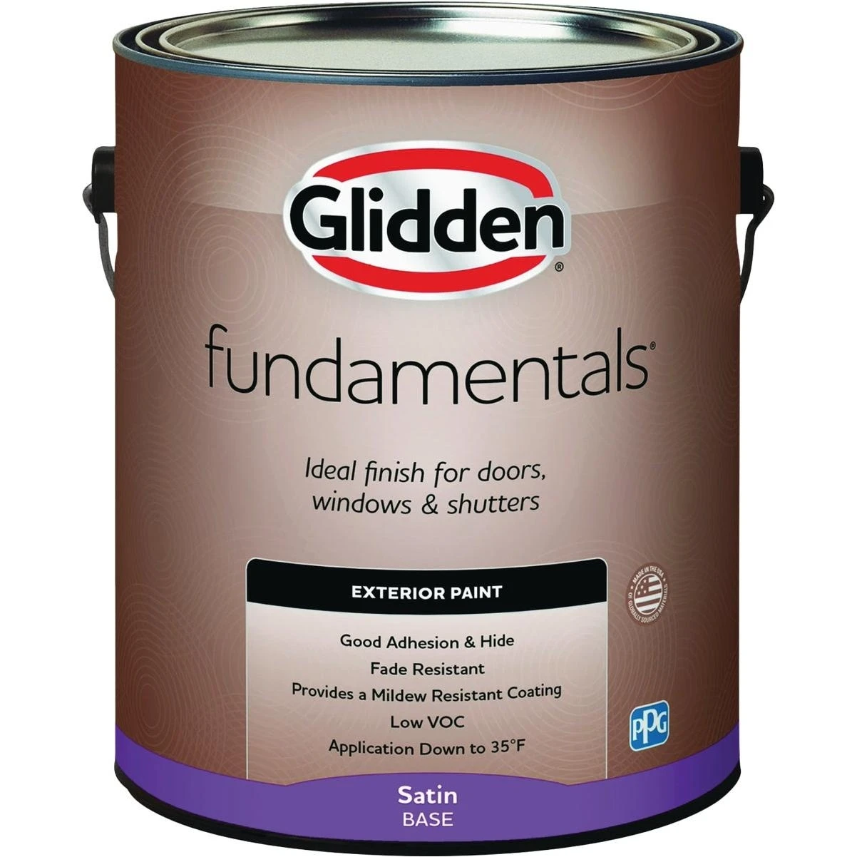 Satin Exterior Paint Midtone Base Gallon - Low Voc, Mildew Resistant