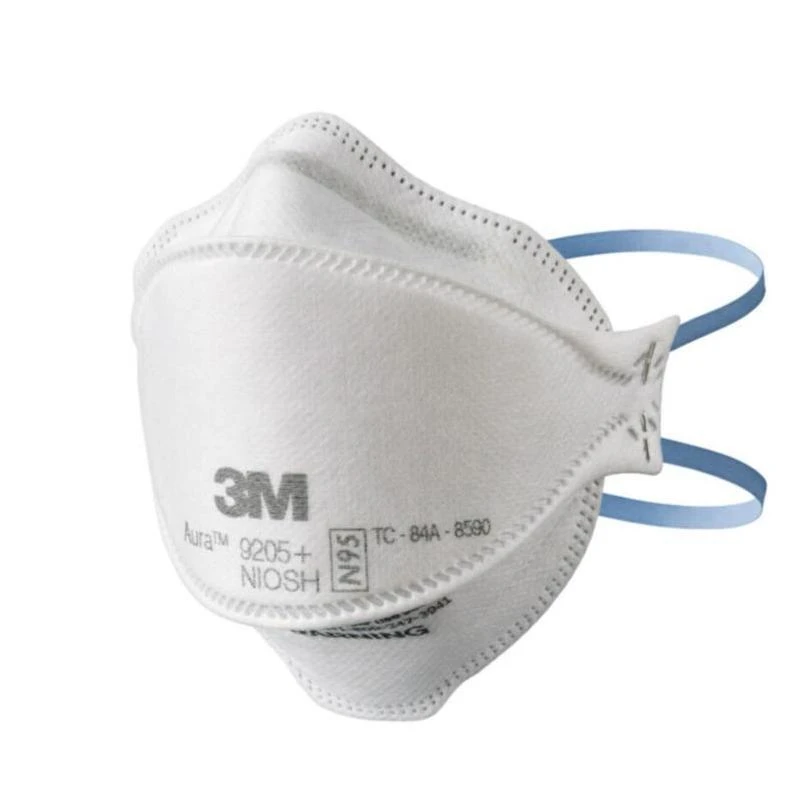 3M Aura N95 Disposable Respirator – One‑Size White Mask with 95% Filtration