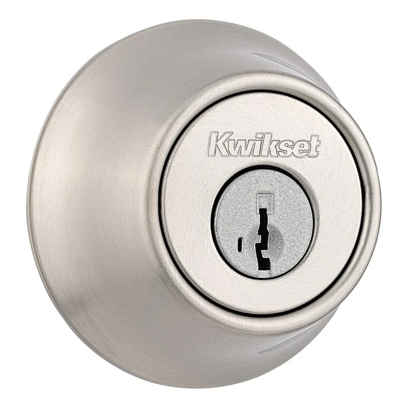 DEADBOLT SNGL CYL SATIN NICKEL