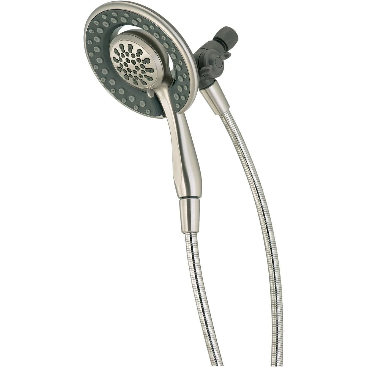 In2ition 4-spray Hand Shower And Shower Head Combo Kit In Satin Nickel