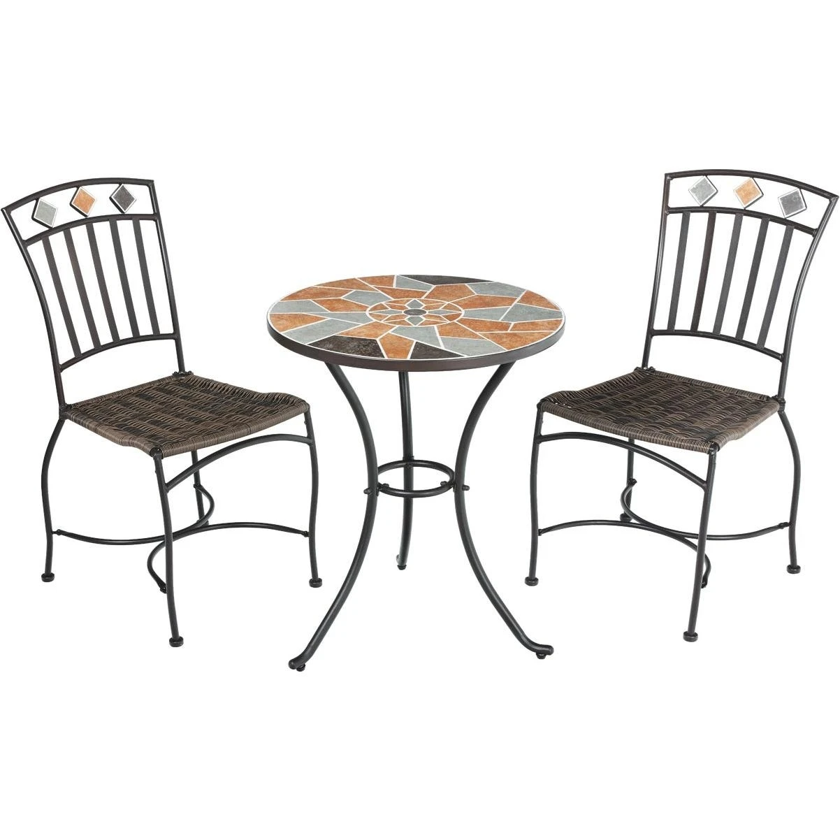 3 Piece Santorini Bistro Set Model S18s7561 For Outdoor Dining
