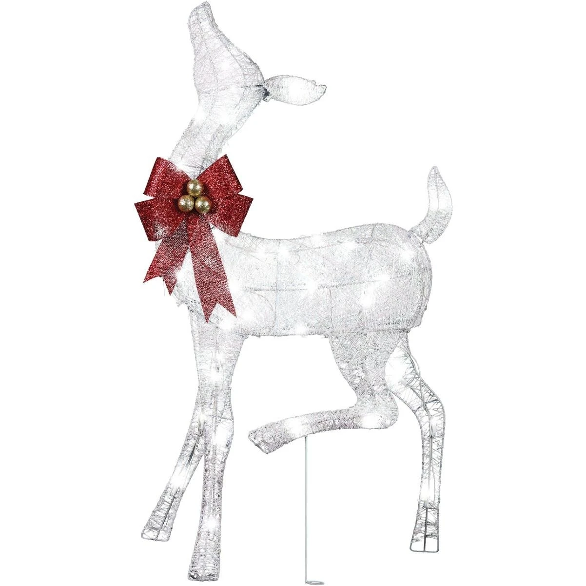 39.37 In. Led Lighted Outdoor Holiday Doe Figure 86107