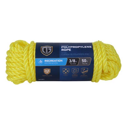 3/8x50' Poly Rope Yello 643691