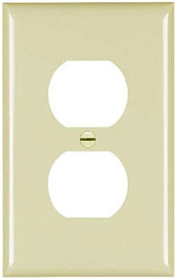 Pass & Seymour Ivory Duplex Nylon Wall Plate