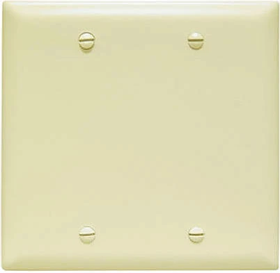 Pass & Seymour Ivory Blank Nylon Wall Plate