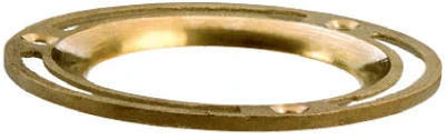 Brass Closet Flange, 4-In. Diameter