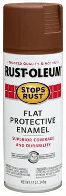 Rust Spray Flat Brown 214085