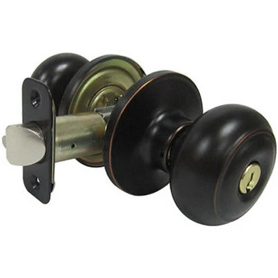 Verona Fancy Mushroom Entry Knob Set, Aged Bronze, Model Tgx700b Ka2